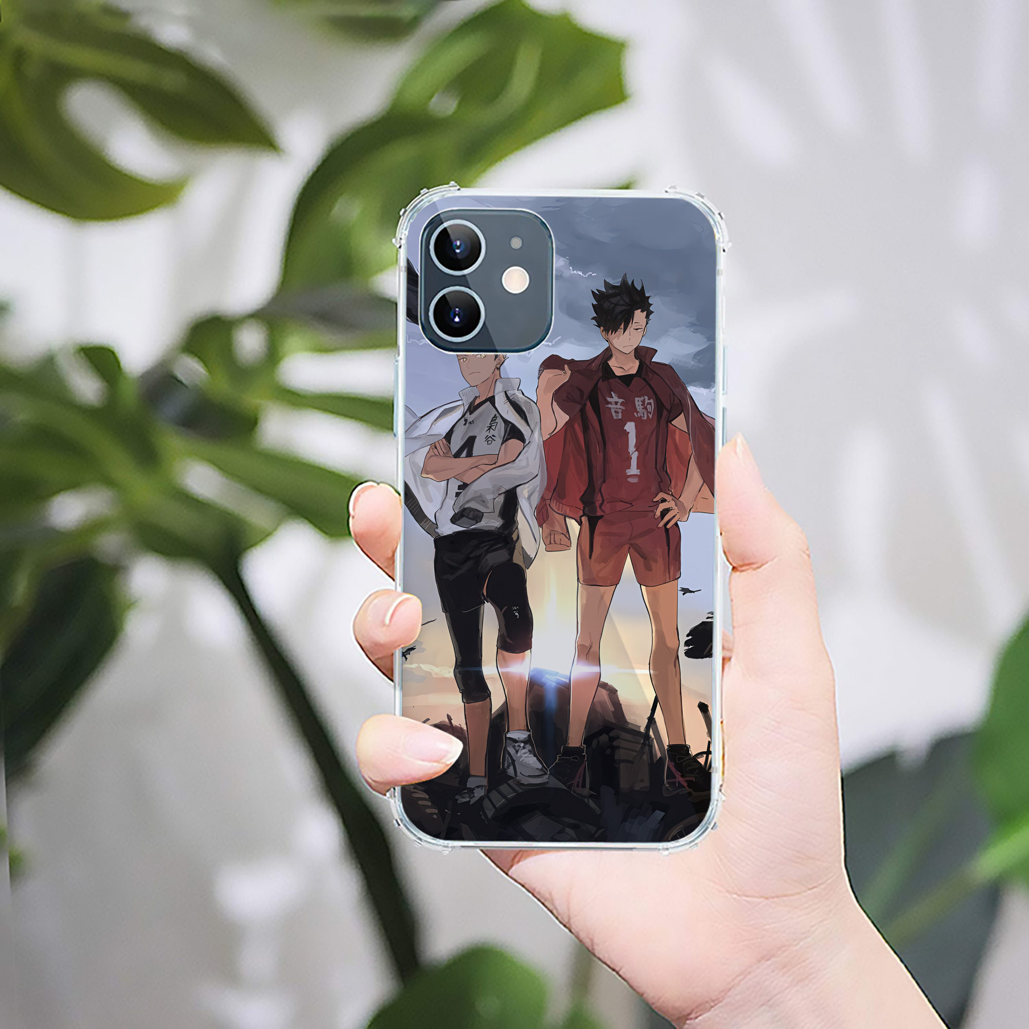 （画像用） ハイキュー!! Haikyu!! 【iPhone 12シリーズ対応】透明スマホケース（クリアソフトケース）